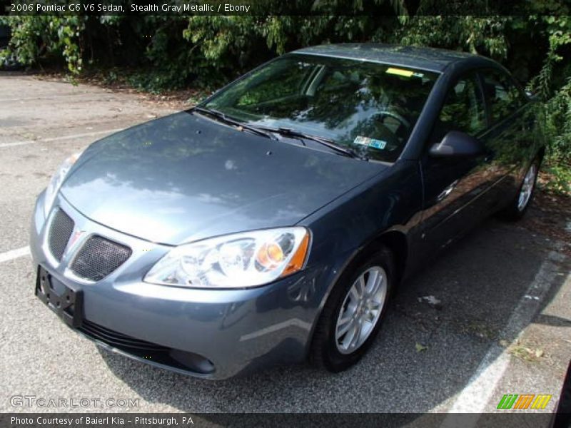Stealth Gray Metallic / Ebony 2006 Pontiac G6 V6 Sedan