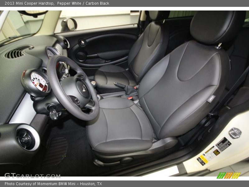 Pepper White / Carbon Black 2013 Mini Cooper Hardtop