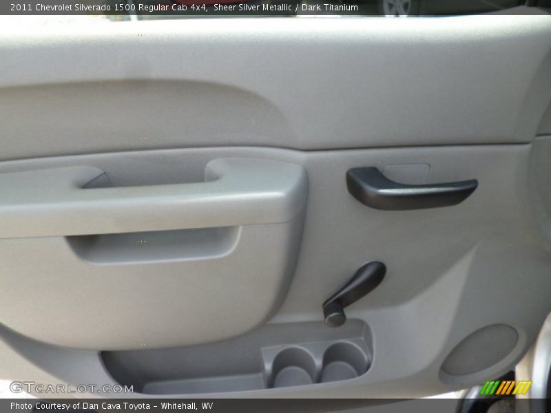 Sheer Silver Metallic / Dark Titanium 2011 Chevrolet Silverado 1500 Regular Cab 4x4
