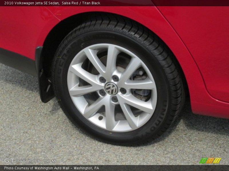 Salsa Red / Titan Black 2010 Volkswagen Jetta SE Sedan
