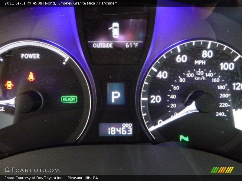 Smokey Granite Mica / Parchment 2011 Lexus RX 450h Hybrid