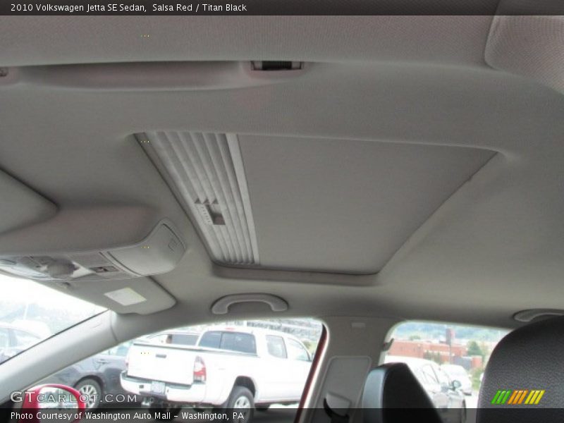 Salsa Red / Titan Black 2010 Volkswagen Jetta SE Sedan