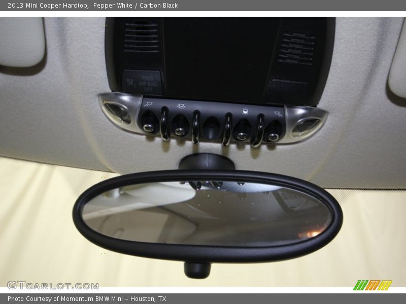 Pepper White / Carbon Black 2013 Mini Cooper Hardtop