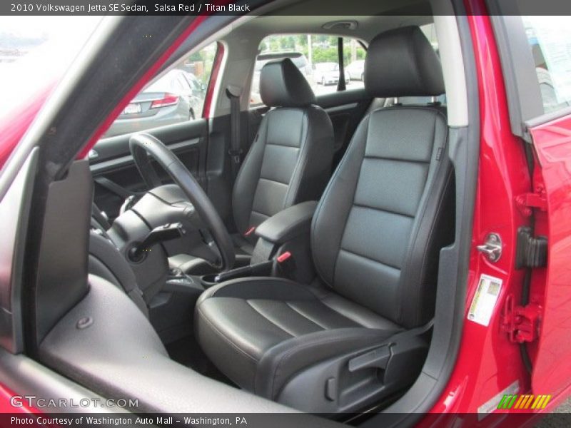 Salsa Red / Titan Black 2010 Volkswagen Jetta SE Sedan