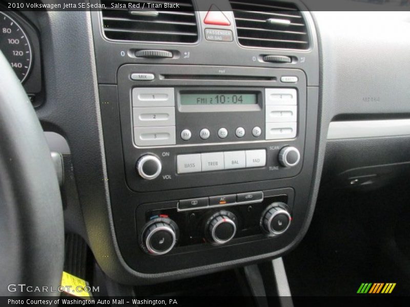 Salsa Red / Titan Black 2010 Volkswagen Jetta SE Sedan