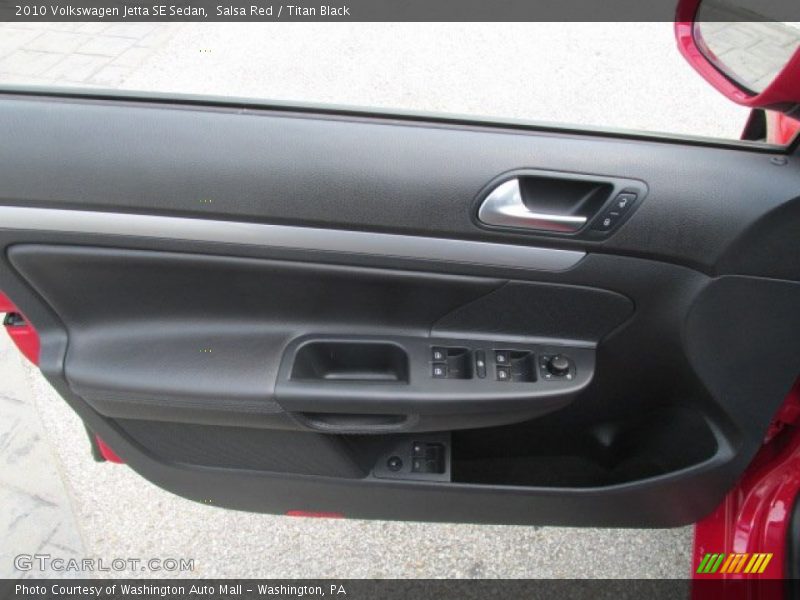 Salsa Red / Titan Black 2010 Volkswagen Jetta SE Sedan