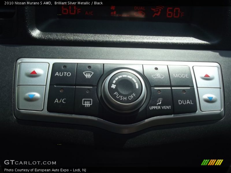 Brilliant Silver Metallic / Black 2010 Nissan Murano S AWD