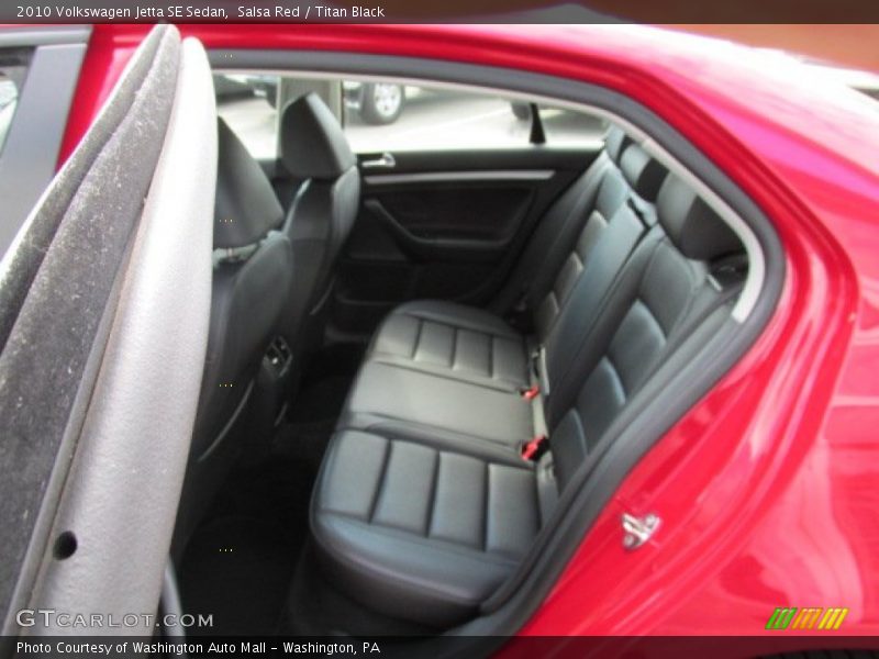 Salsa Red / Titan Black 2010 Volkswagen Jetta SE Sedan