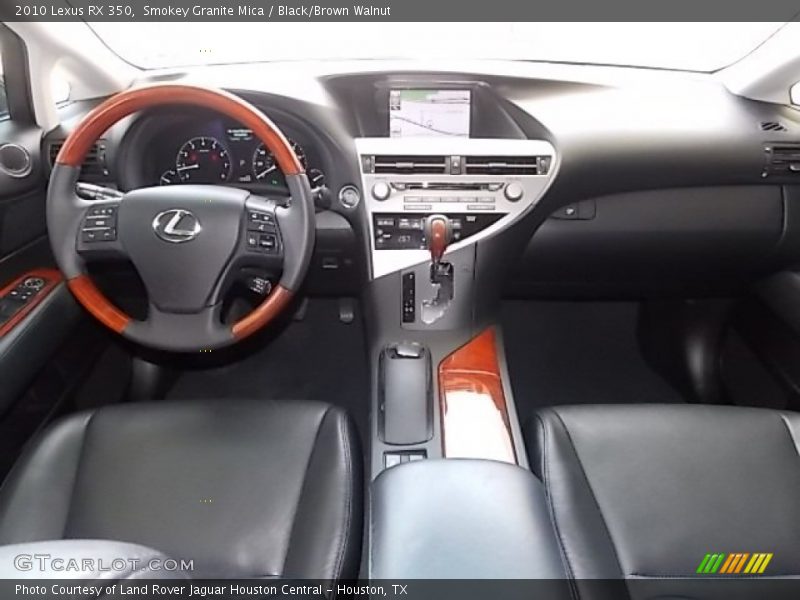 Smokey Granite Mica / Black/Brown Walnut 2010 Lexus RX 350