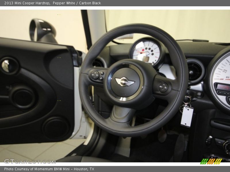 Pepper White / Carbon Black 2013 Mini Cooper Hardtop