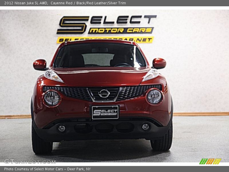 Cayenne Red / Black/Red Leather/Silver Trim 2012 Nissan Juke SL AWD