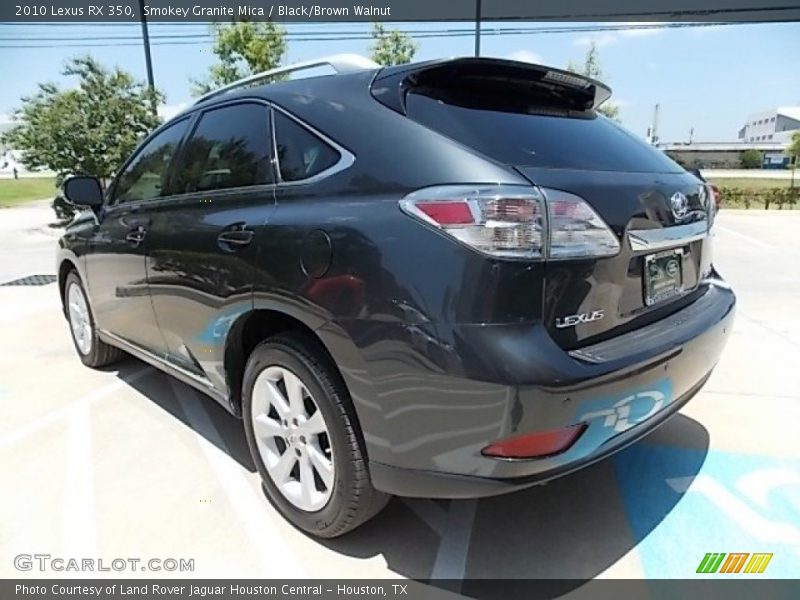 Smokey Granite Mica / Black/Brown Walnut 2010 Lexus RX 350