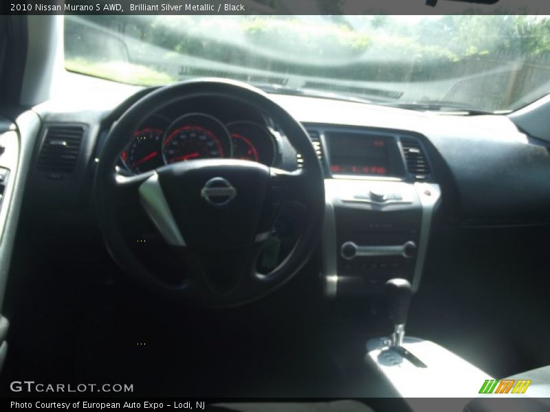 Brilliant Silver Metallic / Black 2010 Nissan Murano S AWD