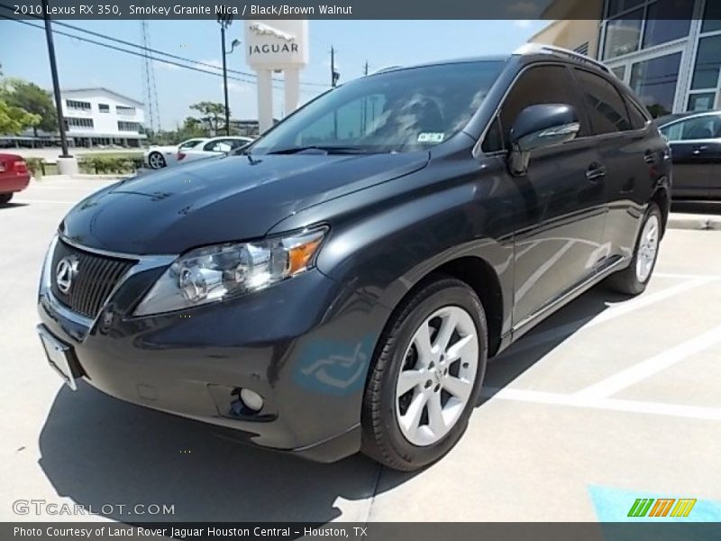 Smokey Granite Mica / Black/Brown Walnut 2010 Lexus RX 350