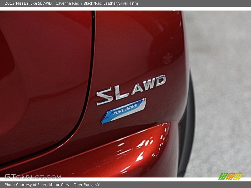 Cayenne Red / Black/Red Leather/Silver Trim 2012 Nissan Juke SL AWD