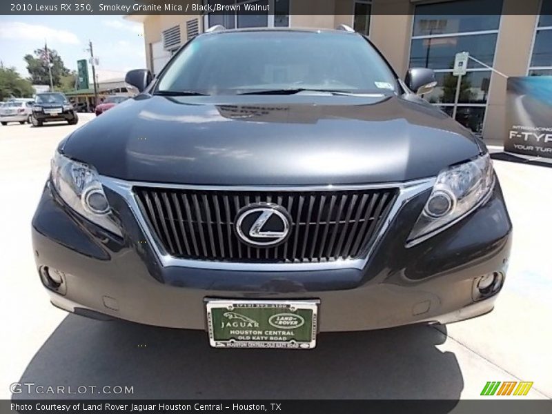 Smokey Granite Mica / Black/Brown Walnut 2010 Lexus RX 350
