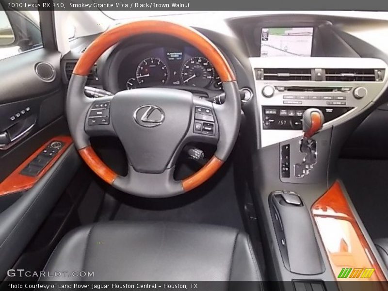 Smokey Granite Mica / Black/Brown Walnut 2010 Lexus RX 350