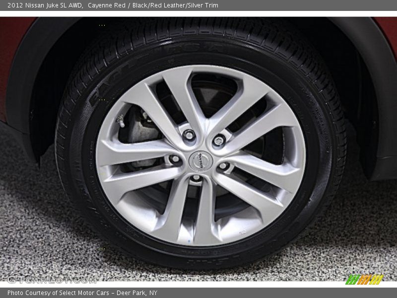 Cayenne Red / Black/Red Leather/Silver Trim 2012 Nissan Juke SL AWD