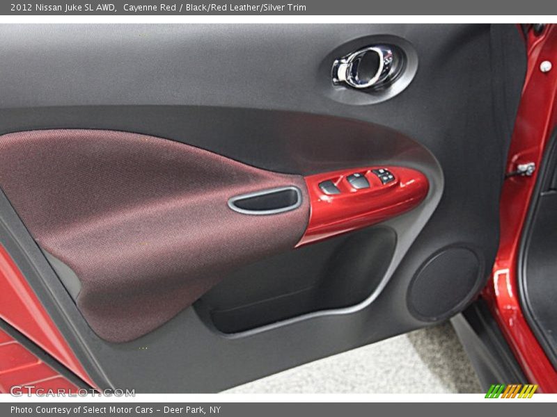 Cayenne Red / Black/Red Leather/Silver Trim 2012 Nissan Juke SL AWD