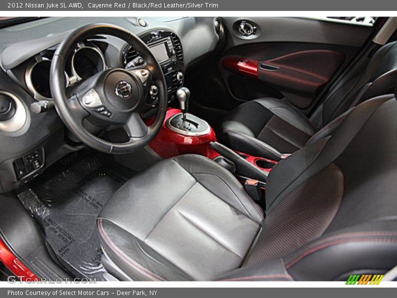 Cayenne Red / Black/Red Leather/Silver Trim 2012 Nissan Juke SL AWD