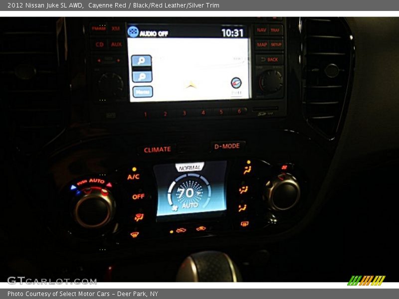 Cayenne Red / Black/Red Leather/Silver Trim 2012 Nissan Juke SL AWD