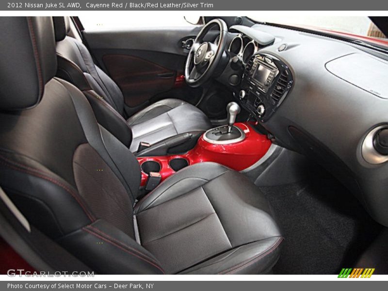 Cayenne Red / Black/Red Leather/Silver Trim 2012 Nissan Juke SL AWD