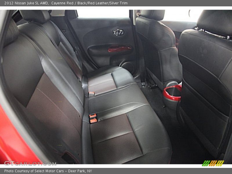 Cayenne Red / Black/Red Leather/Silver Trim 2012 Nissan Juke SL AWD