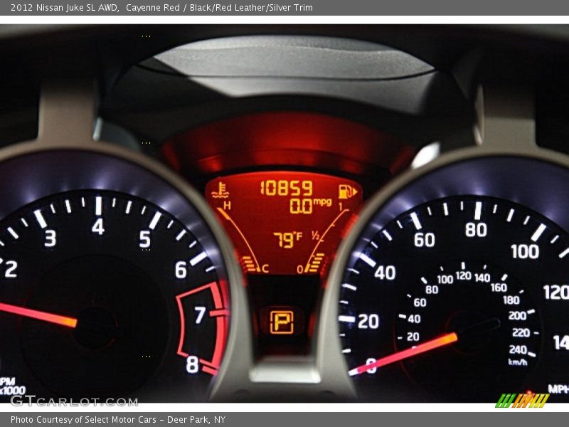 Cayenne Red / Black/Red Leather/Silver Trim 2012 Nissan Juke SL AWD