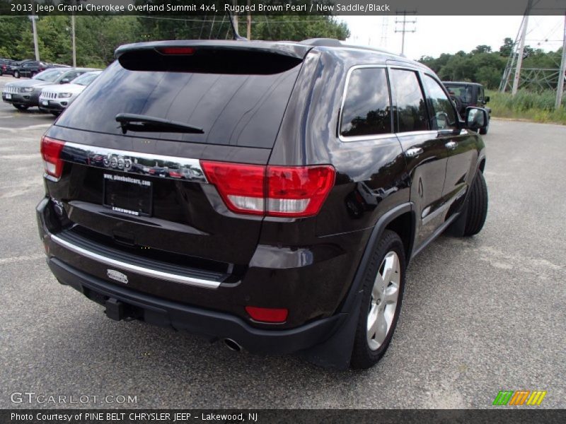 Rugged Brown Pearl / New Saddle/Black 2013 Jeep Grand Cherokee Overland Summit 4x4