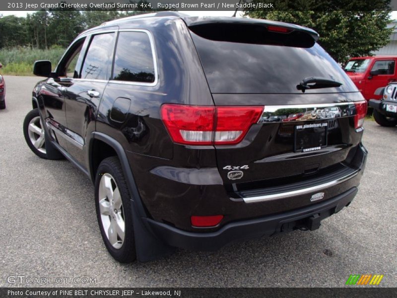 Rugged Brown Pearl / New Saddle/Black 2013 Jeep Grand Cherokee Overland Summit 4x4