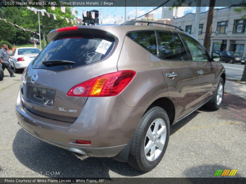 Tinted Bronze Metallic / Beige 2010 Nissan Murano SL AWD