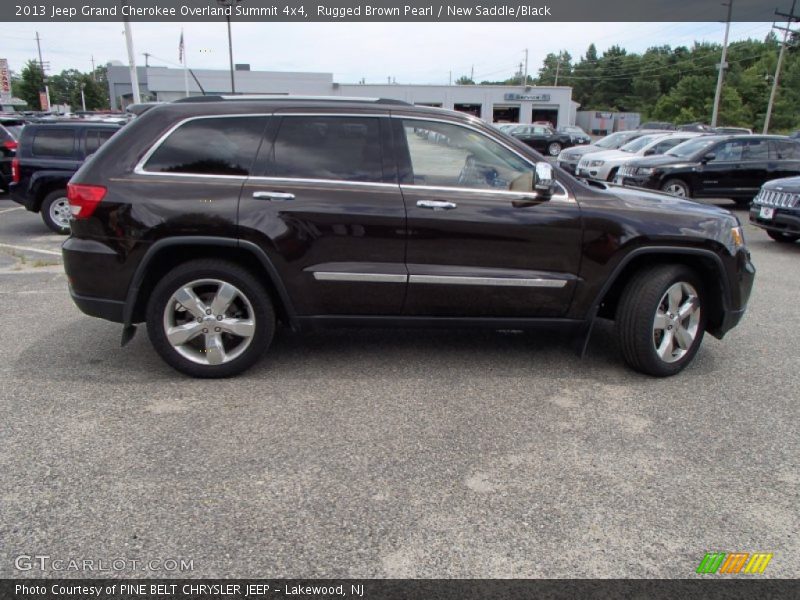 Rugged Brown Pearl / New Saddle/Black 2013 Jeep Grand Cherokee Overland Summit 4x4