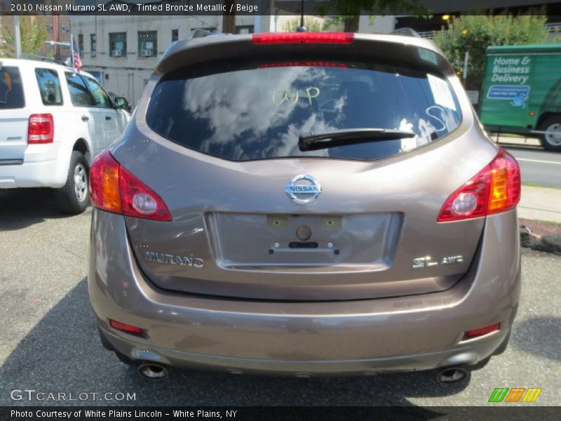 Tinted Bronze Metallic / Beige 2010 Nissan Murano SL AWD