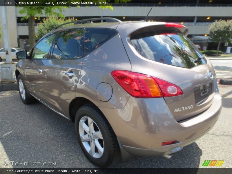 Tinted Bronze Metallic / Beige 2010 Nissan Murano SL AWD