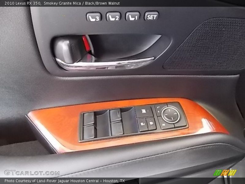 Smokey Granite Mica / Black/Brown Walnut 2010 Lexus RX 350
