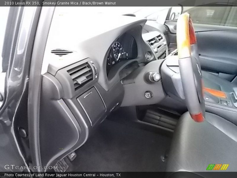 Smokey Granite Mica / Black/Brown Walnut 2010 Lexus RX 350