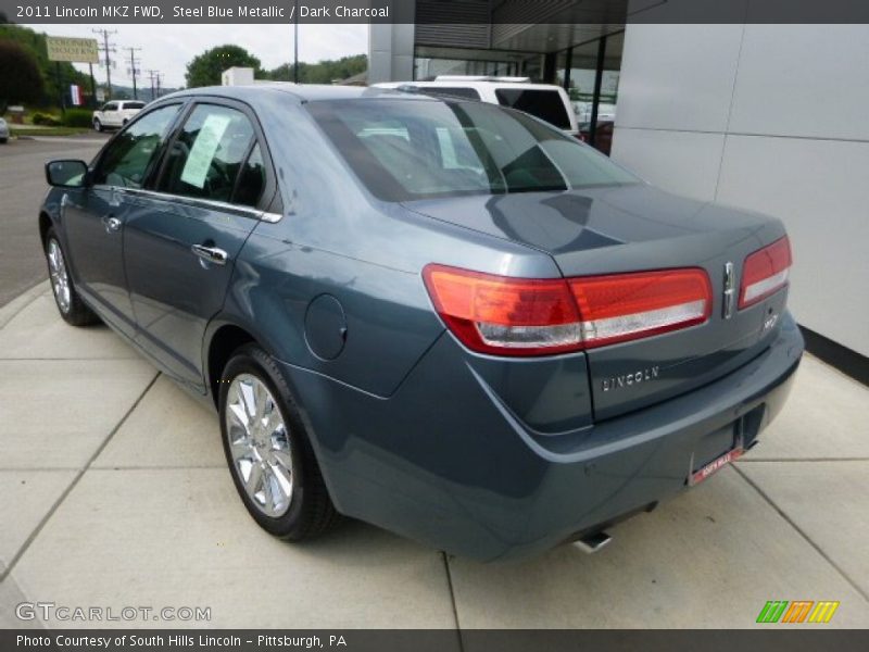 Steel Blue Metallic / Dark Charcoal 2011 Lincoln MKZ FWD