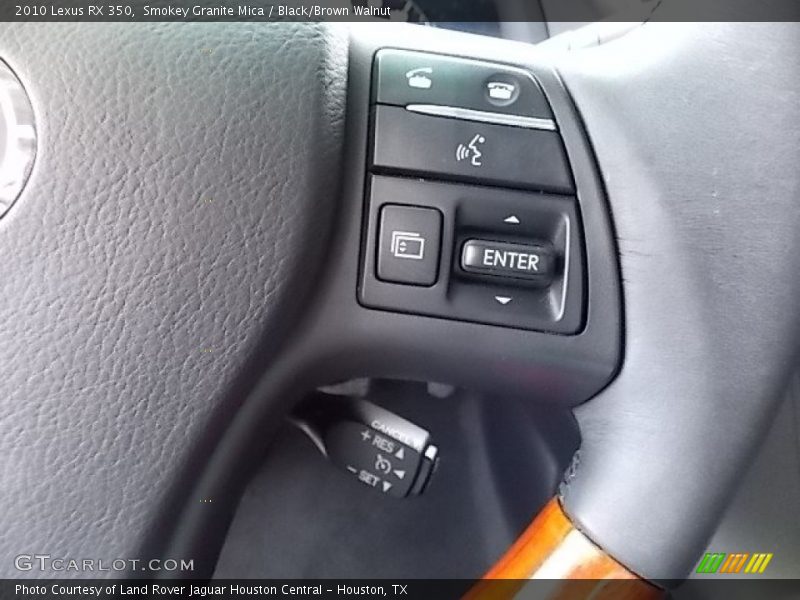 Smokey Granite Mica / Black/Brown Walnut 2010 Lexus RX 350