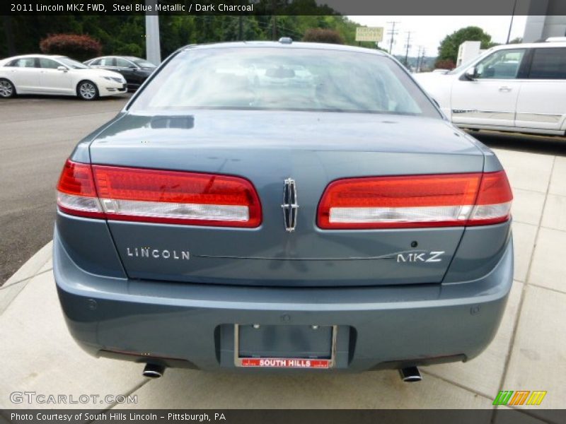 Steel Blue Metallic / Dark Charcoal 2011 Lincoln MKZ FWD