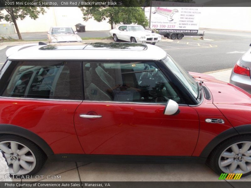 Chili Red / Black/Panther Black 2005 Mini Cooper S Hardtop