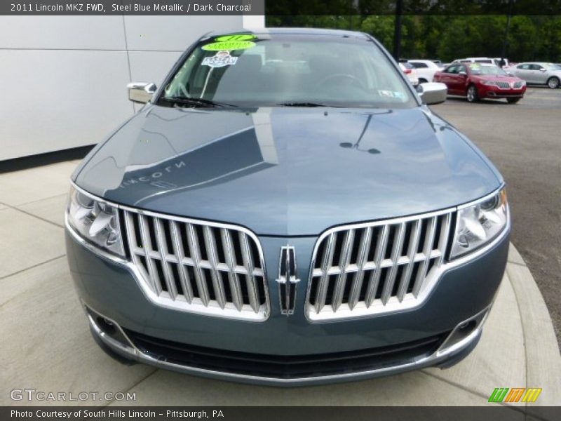 Steel Blue Metallic / Dark Charcoal 2011 Lincoln MKZ FWD