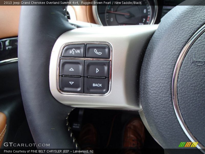 Controls of 2013 Grand Cherokee Overland Summit 4x4