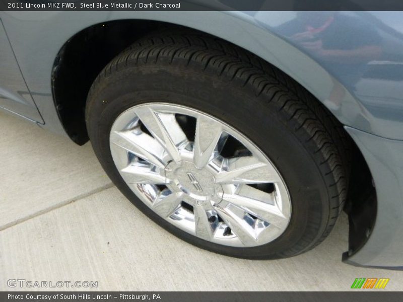 Steel Blue Metallic / Dark Charcoal 2011 Lincoln MKZ FWD