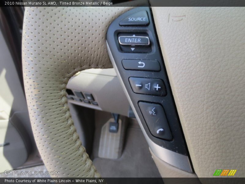 Tinted Bronze Metallic / Beige 2010 Nissan Murano SL AWD