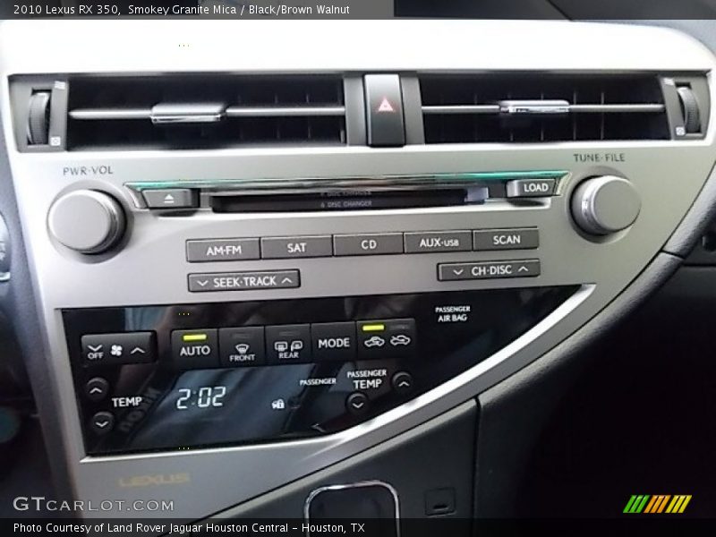 Smokey Granite Mica / Black/Brown Walnut 2010 Lexus RX 350