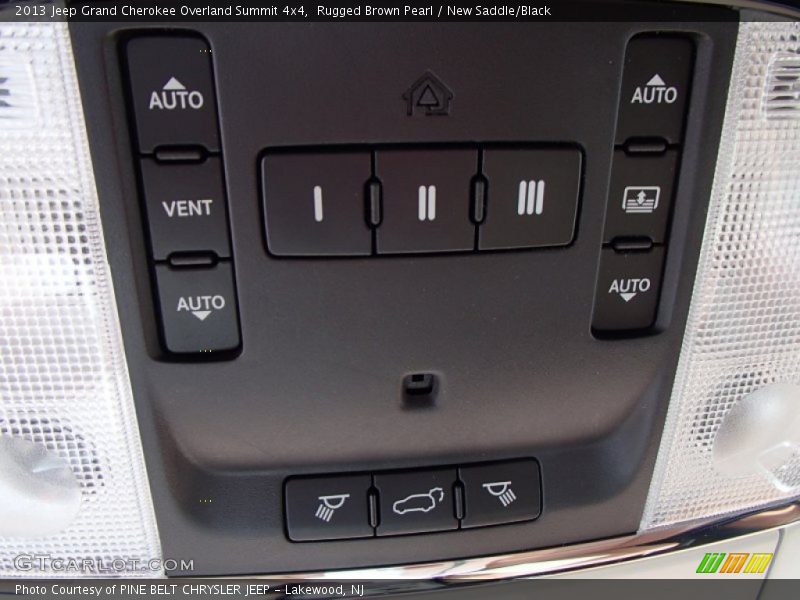 Controls of 2013 Grand Cherokee Overland Summit 4x4