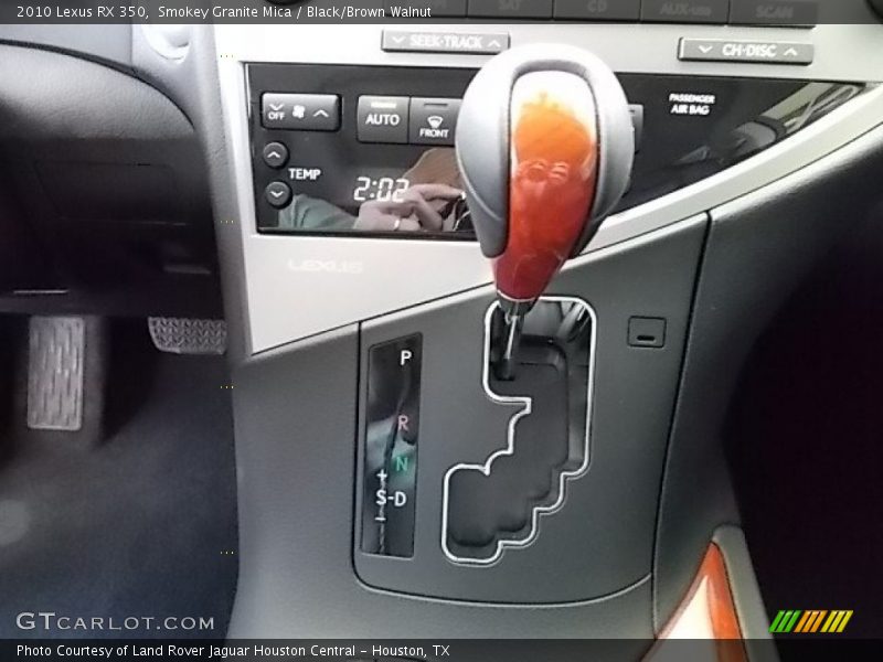 Smokey Granite Mica / Black/Brown Walnut 2010 Lexus RX 350