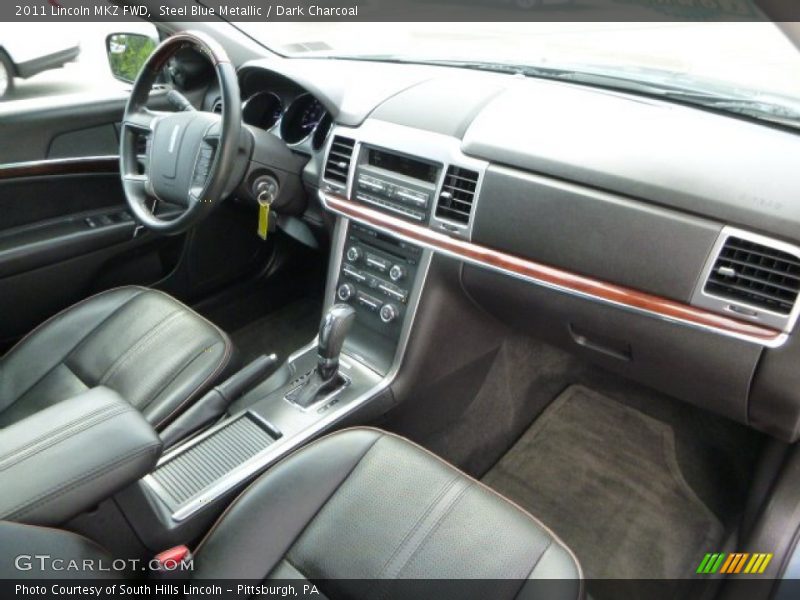 Steel Blue Metallic / Dark Charcoal 2011 Lincoln MKZ FWD