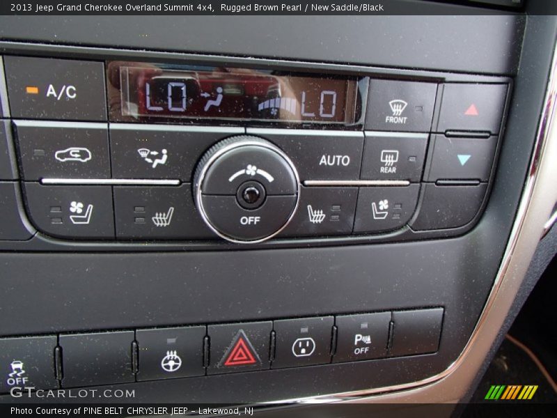 Controls of 2013 Grand Cherokee Overland Summit 4x4