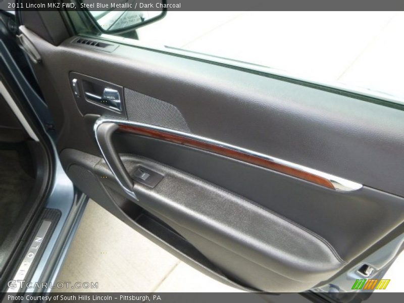 Steel Blue Metallic / Dark Charcoal 2011 Lincoln MKZ FWD